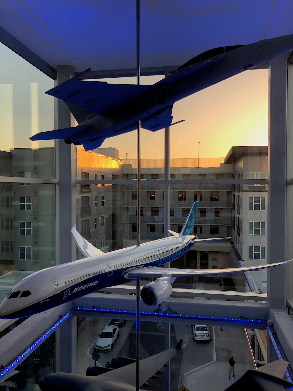 Boeing Rotating Display